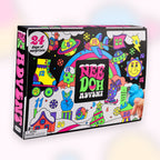 Squishy advent calendar box: NeeDoh Squishmas with 24 doors of mini squishies